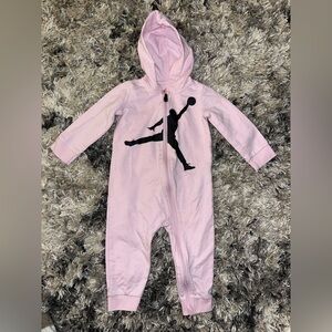 Jordan Kids Pink Hooded One Piece